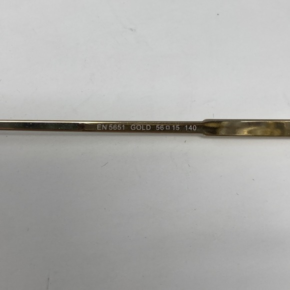 VTG Essentials Eyeglasses EN5665 Gunmetal Full Rim Aviator 56-15-140 Frames Only - Picture 4 of 7